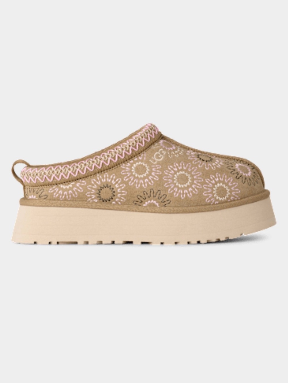 🩶UGG TAZZ SUN STITCH - MUSTARD SEED -,NWT🩶 SIZE 9  - BRAND NEW IN BOX 📦